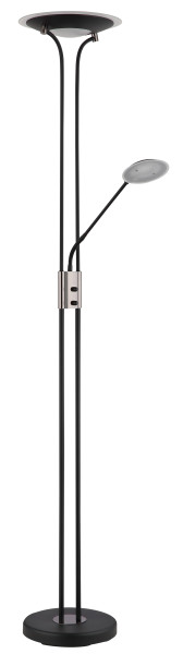 Stehleuchte TAMIKA in schwarz aus Metall