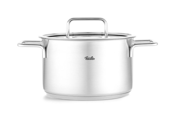 Kochtopf Fissler PURE COLLECTION in silberfarben aus Edelstahl