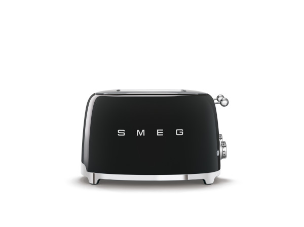 Toaster 4-Schlitz smeg in schwarz