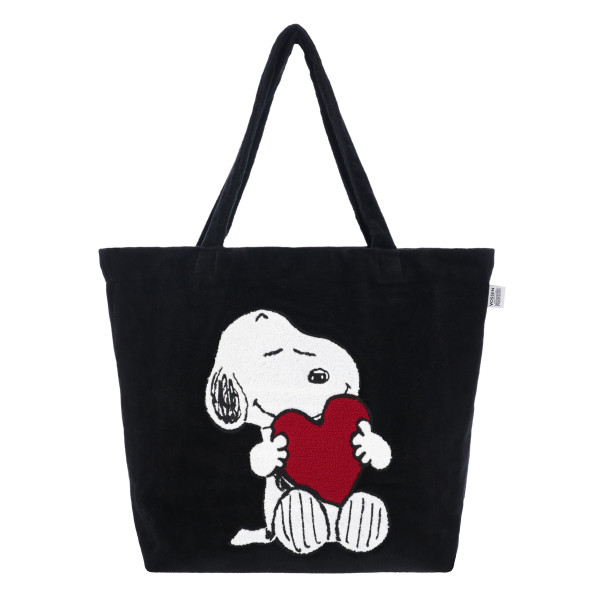 Tasche SNOOPY MAGIC in schwarz aus Baumwolle