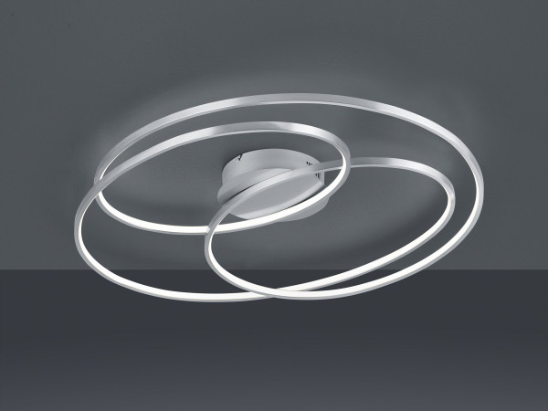 Deckenleuchte GALE in Nickel aus Metall