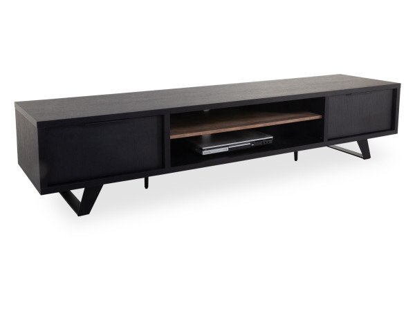Lowboard HARPER MONSCHAU in schwarz aus Dekor