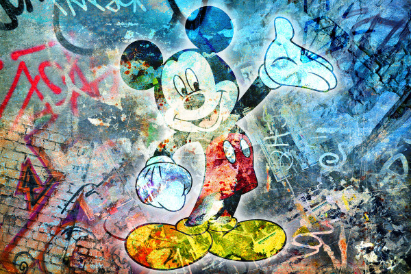 Acrylglasbild Graffiti