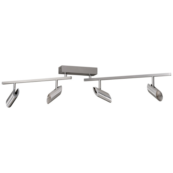 Spotleiste RISELL in Alufarbig aus Aluminium