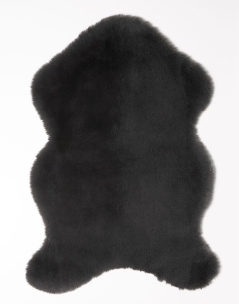 Kunstfell SEBY in anthrazit aus Polyester