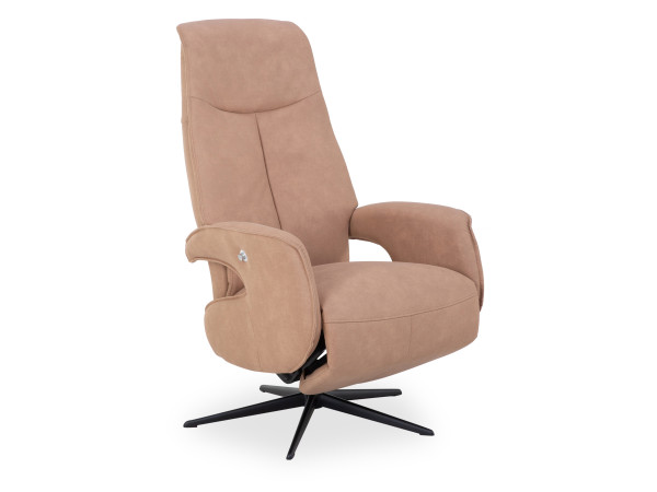 Relaxsessel HARPER KEMPSEY in Caramel aus Stoff