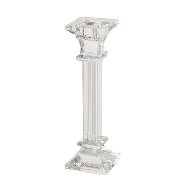 Kerzenleuchter CHRISTEL in klar aus Glas