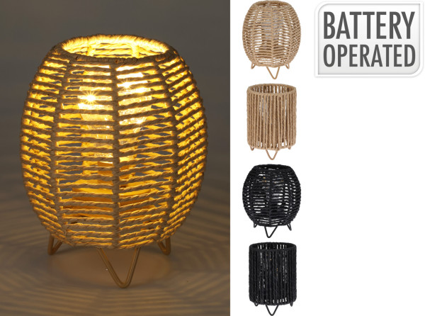 Laterne LED WILMA in mehrfarbig aus Papier