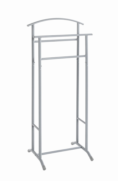Herrendiener in grau aus Metall