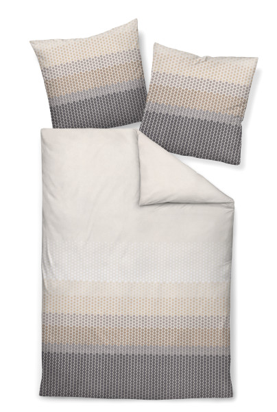 Bettwäsche DAVOS Biber aus Baumwolle