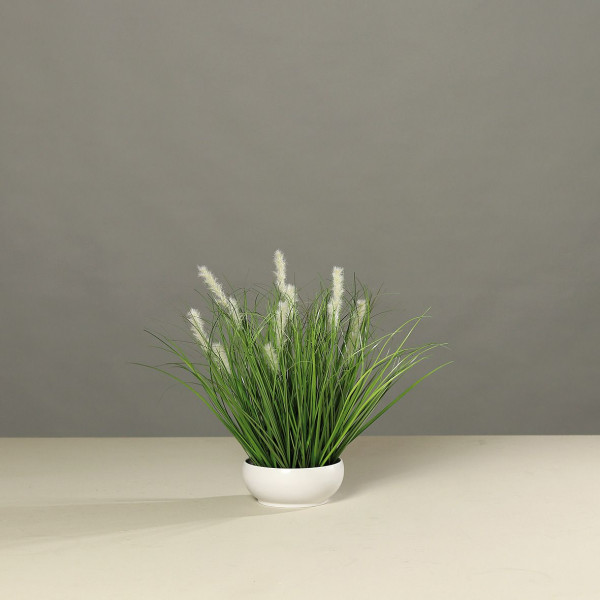 Kunstblume Gras-Arrangement