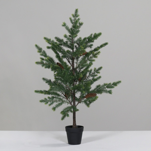 Tannenbaum in grün aus Kunststoff