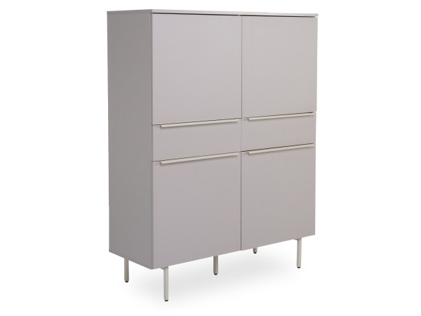 Highboard TOM TAILOR COLOR PUZZLE in taupe aus Dekor