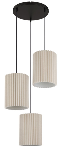 Hängeleuchte PAGE in schwarz aus Metall