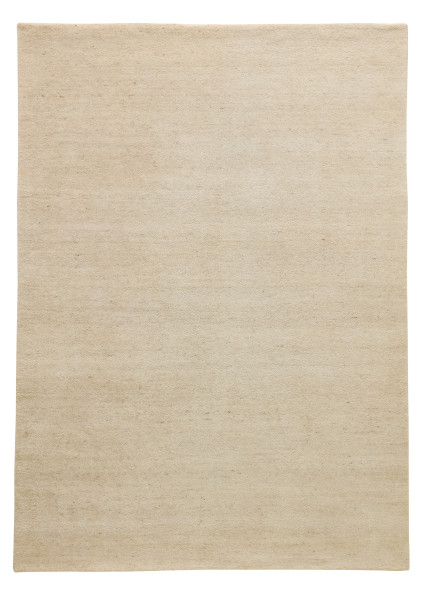 Teppich HEAVEN in beige aus Schurwolle