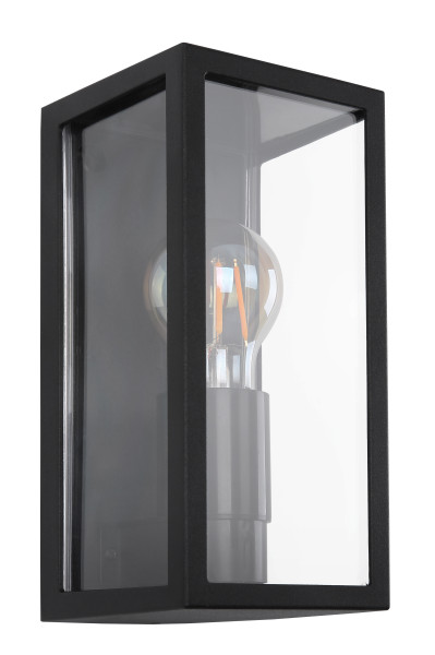 Außenleuchte GUNDULA in schwarz aus Aluminium
