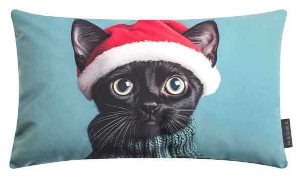 Kissen CAT in mehrfarbig aus Polyester