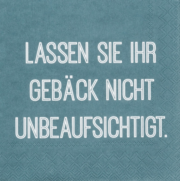 Servietten LASSEN SIE IHR... in mehrfarbig aus Papier
