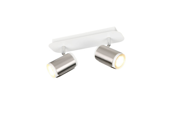 Strahler GILLAN in Nickel aus Metall