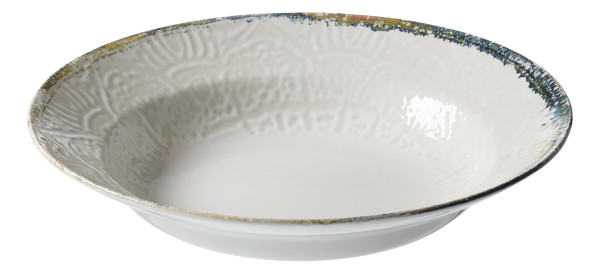 Pastateller ALFONSO in beige aus Steinzeug