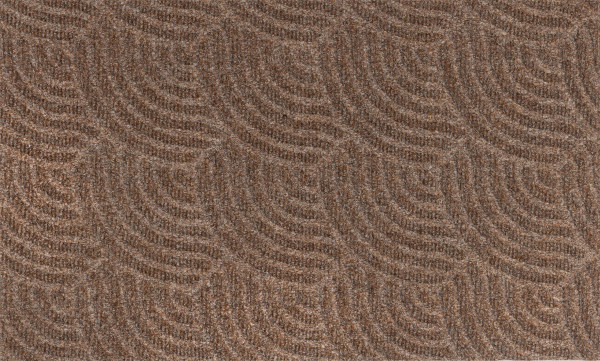 Fußmatte DUNE WAVES TAUPE in grau aus Mischgewebe