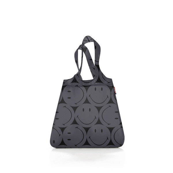 mini-maxi-Shopper reisenthel - smiley in grau aus Polyester