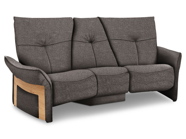 Trapezsofa MONDO VARIA 4936 in hellbraun aus Stoff