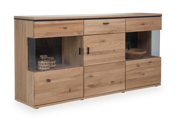 Sideboard HARPER IPPY in Asteiche aus Massivholz