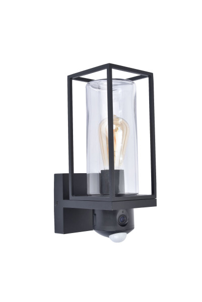 Kameraleuchte CUBA in schwarz aus Aluminium