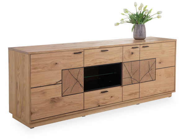 Lowboard Rolf Weber LEUNA in Wildeiche aus Furniert