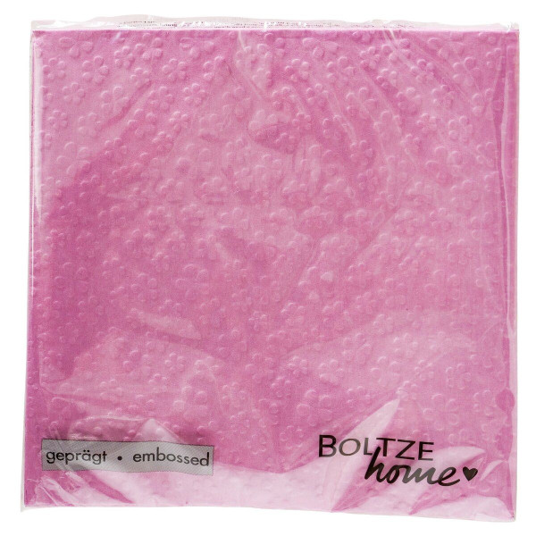 Servietten BLUME in rosa aus Papier