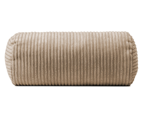 Kissenrolle ANAFI in taupe aus Polyester