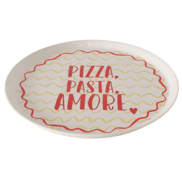 Pizzateller MORE in mehrfarbig aus Porzellan