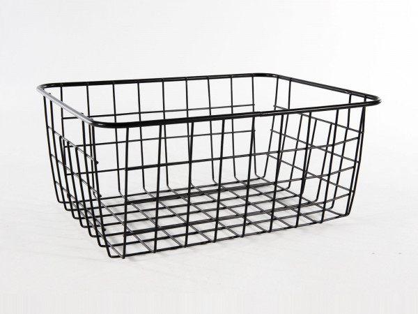 Korb BLACK in schwarz aus Metall
