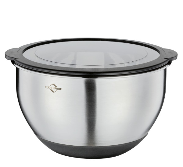 Schüssel KÜCHENPROFI DELUXE in silberfarben aus Edelstahl