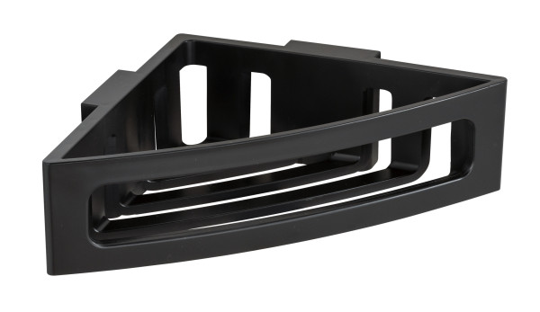 Eckablage TURBO-LOC® BRALIA in schwarz aus Kunststoff