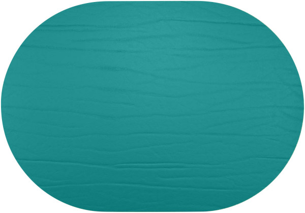 Tischset DUMBO LEATHERIXX in petrol aus Leder