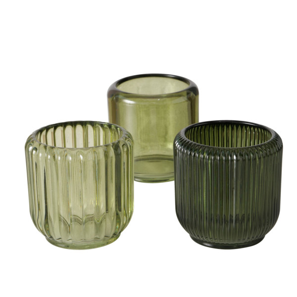 Windlicht REGUNA in mehrfarbig aus Glas