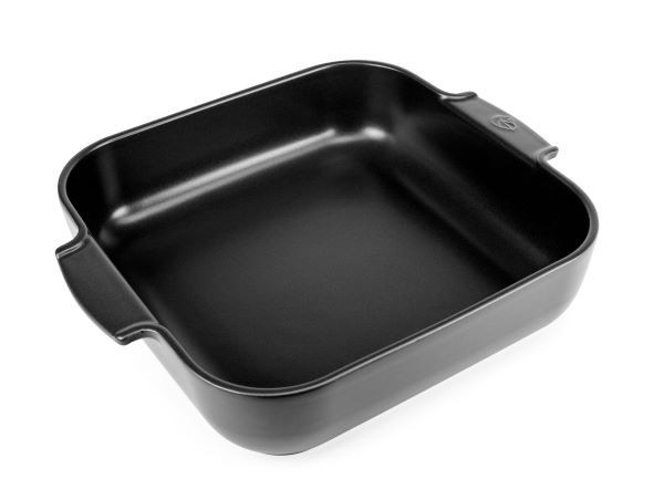 Auflaufform APPOLIA in schwarz aus Steinzeug
