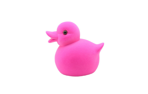 Entchen FLOCKY in pink aus Polyresin