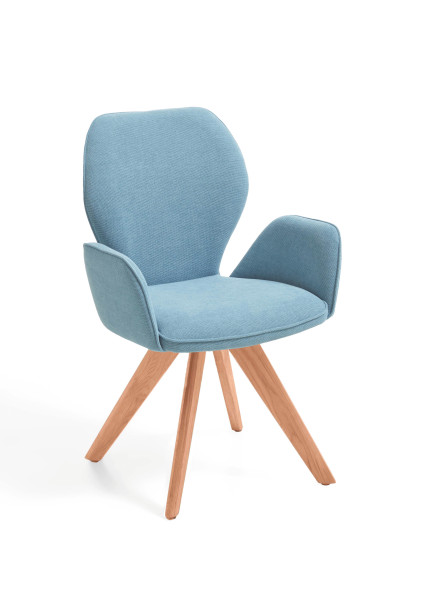 Polsterstuhl COLORADO in  Malea-R eisblau