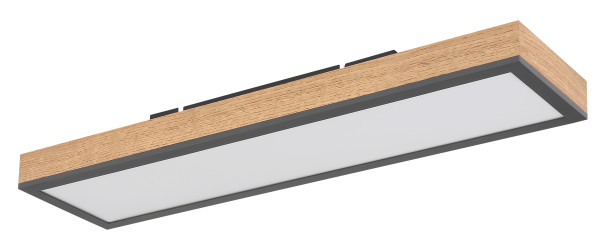 Deckenleuchte DORO in Alufarbig aus Aluminium