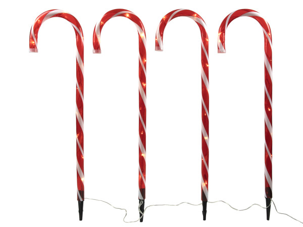 Gartenstecker-Set ZUCKERSTANGE in mehrfarbig aus Kunststoff