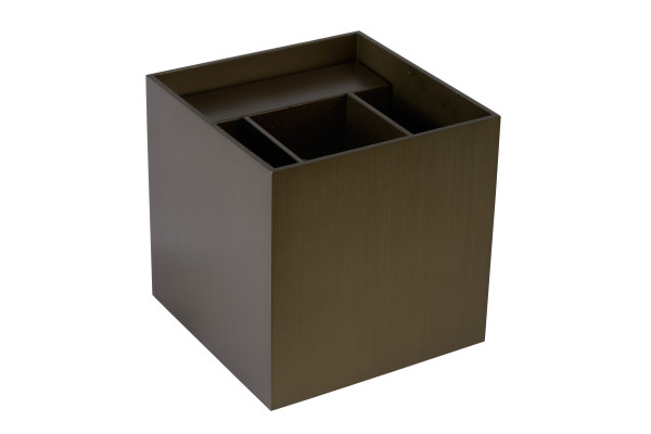 Wandleuchte XIO in Rost aus Aluminium