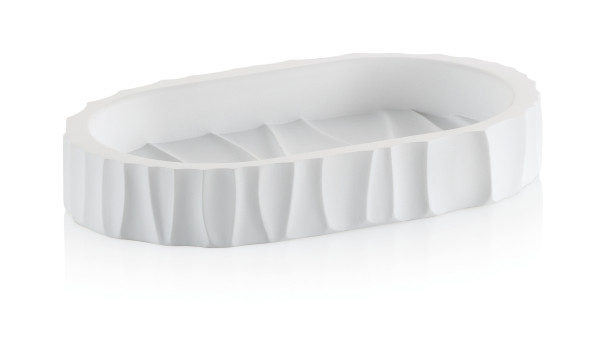 Seifenschale MERIDA in weiß aus Kunststoff