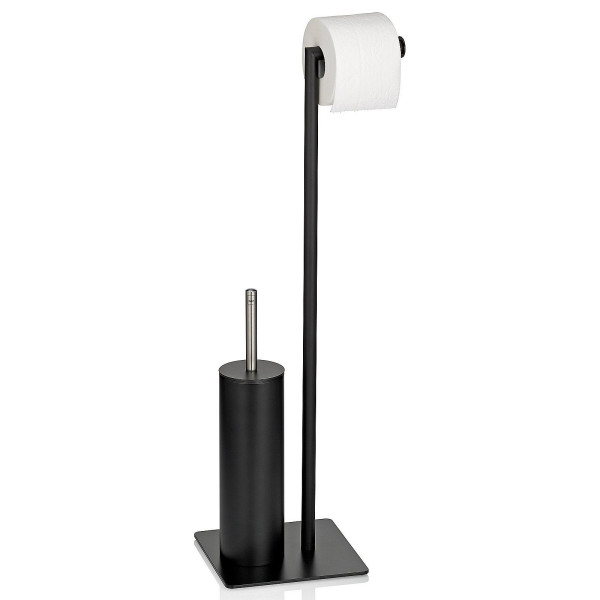 Toilettengarnitur STYLE in schwarz aus Metall