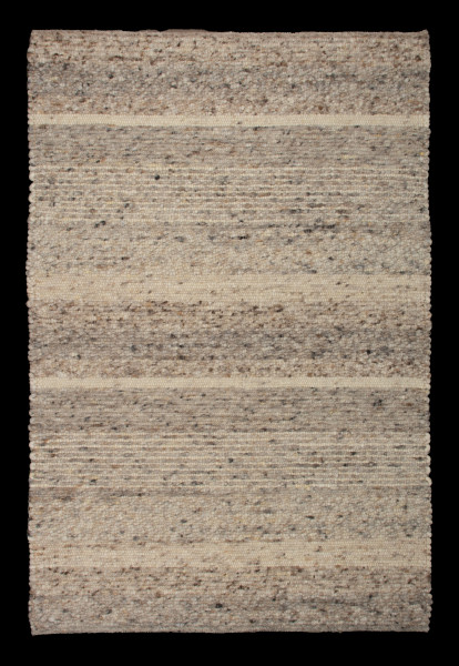 Teppich PURI 113/60 in beige aus Schurwolle