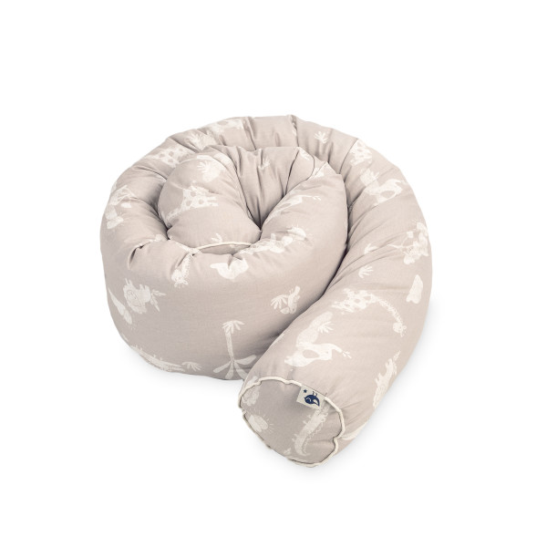 Bettschlange ZÖLLNER Organic in mehrfarbig aus Mischgewebe