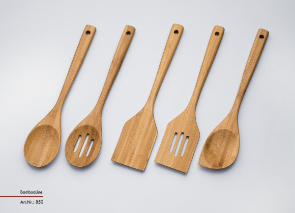 Kochlöffel JUSTINUS BAMBOO LINE in braun aus Holz