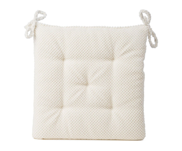 Sitzkissen SVEN weiss in weiß aus Materialmix